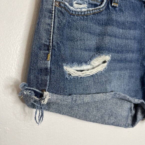 Joes Jeans Collectors Edition Ryla Womens 27 Distressed Denim Jean Shorts Frayed - Picture 3 of 9